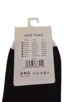 Melnbaltas kokvilnas zeķes - Image 6