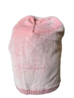 Adīta ziemas cepure ar atloku (Angora + Viskoze)Rozā krāsā - Image 2