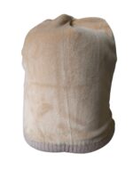Adīta ziemas cepure ar atloku (Angora + Viskoze)Krēmīga - Image 2