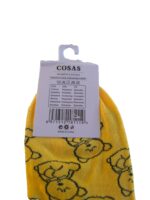 Sieviešu īsās zeķes ar lāča rakstu (5 pāru komplekts) - Image 7