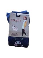 Bērnu kokvilnas zeķbikses SO&LI 152-164 см