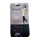 Bērnu kokvilnas zeķbikses SO&LI 140-152 см