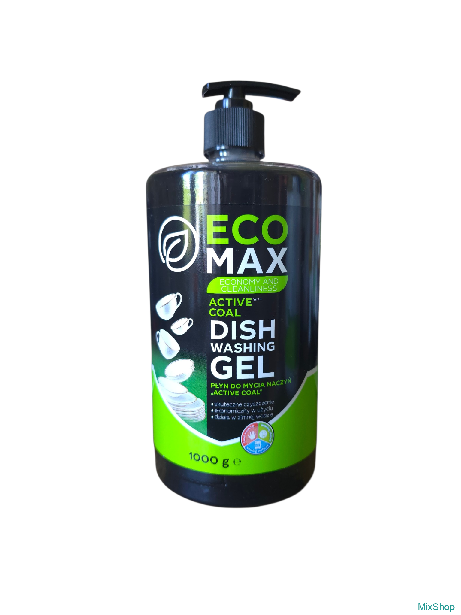 2026/01/1000072727.png Trauku mazgāšanas gels ar aktīvo ogli Eco Max, 1000 gr - Image 1