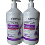 Šampūns Dermokil Anti Hair Loss ar biotīnu un kofeīnu pret matu izkrišanu
