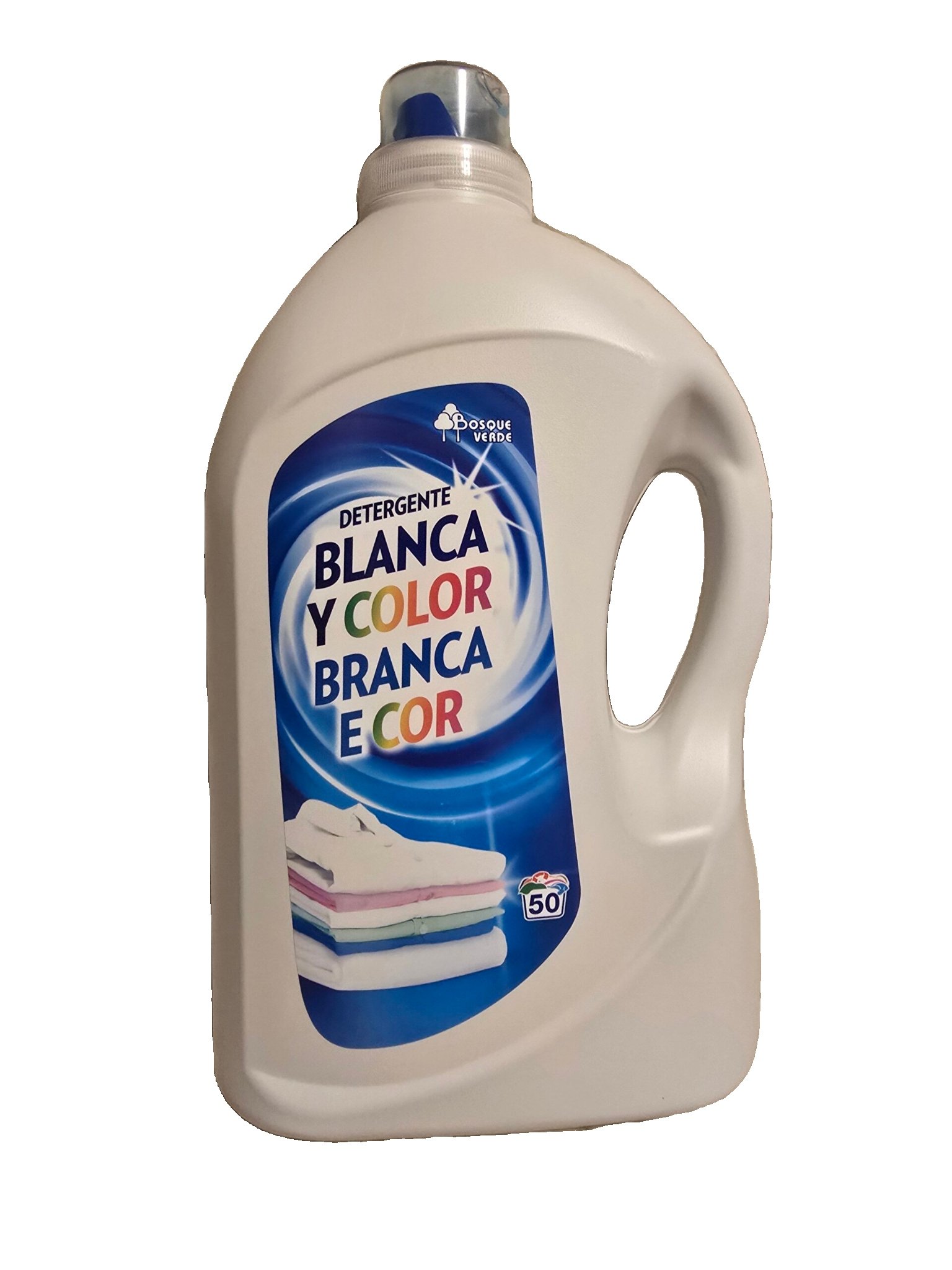 2026/01/wp-1767457328632.jpg Šķidrais veļas mazgāšanas līdzeklis baltai un krāsainai veļai Bosque Verde Blanca y Color 50 mazgāšanas reizēm - Image 1