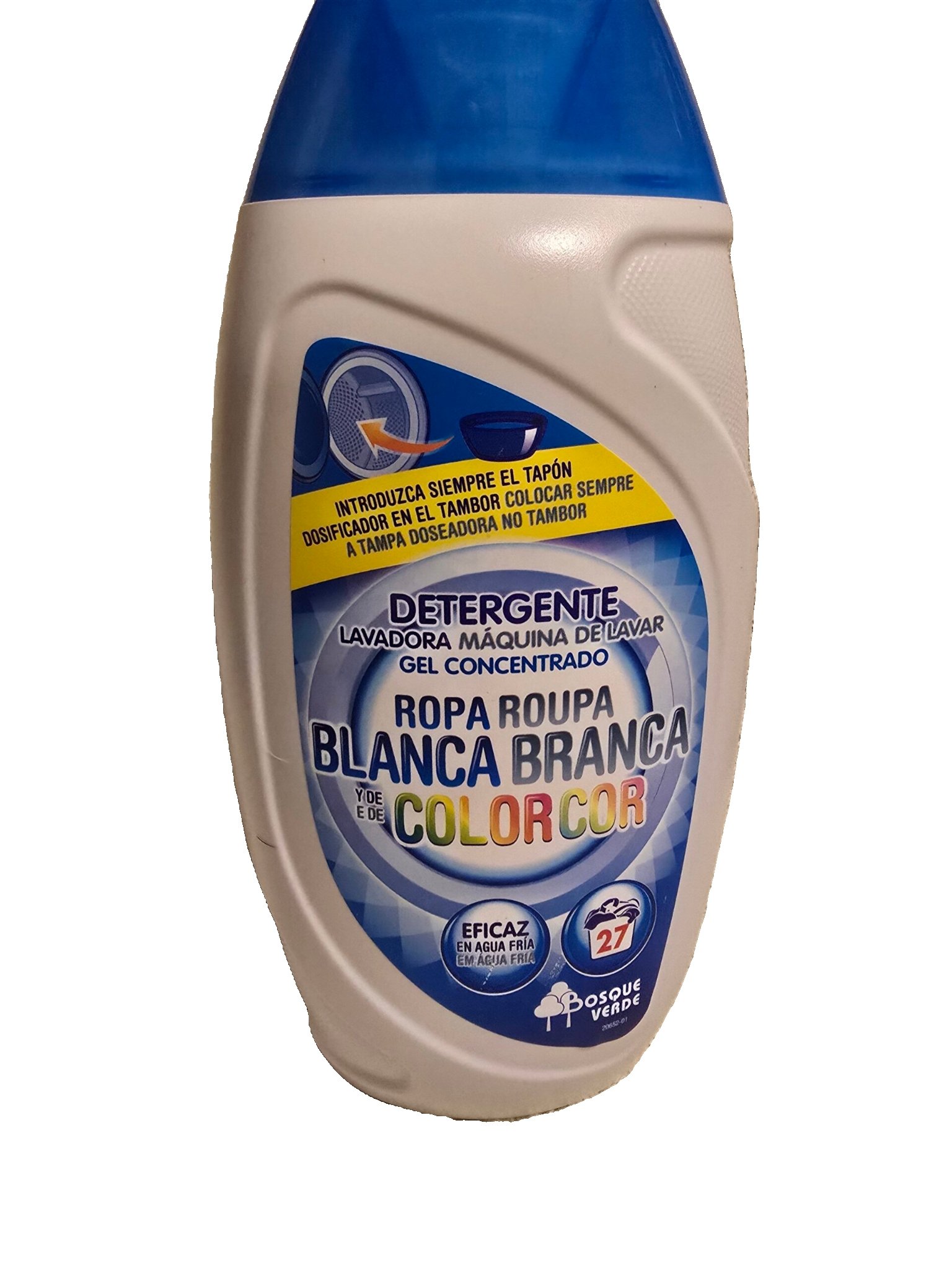 2026/01/wp-1767460367642.jpg Koncentrēts mazgāšanas želeja Bosque Verde baltai un krāsainai veļai 27 mazgāšanas cikliem - Image 1