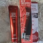 PRETTYSKIN Wrinkle Eraser Roll On Eye Cream — atjaunojošs acu krēms ar retinolu un rullīša aplikatoru, 30 ml