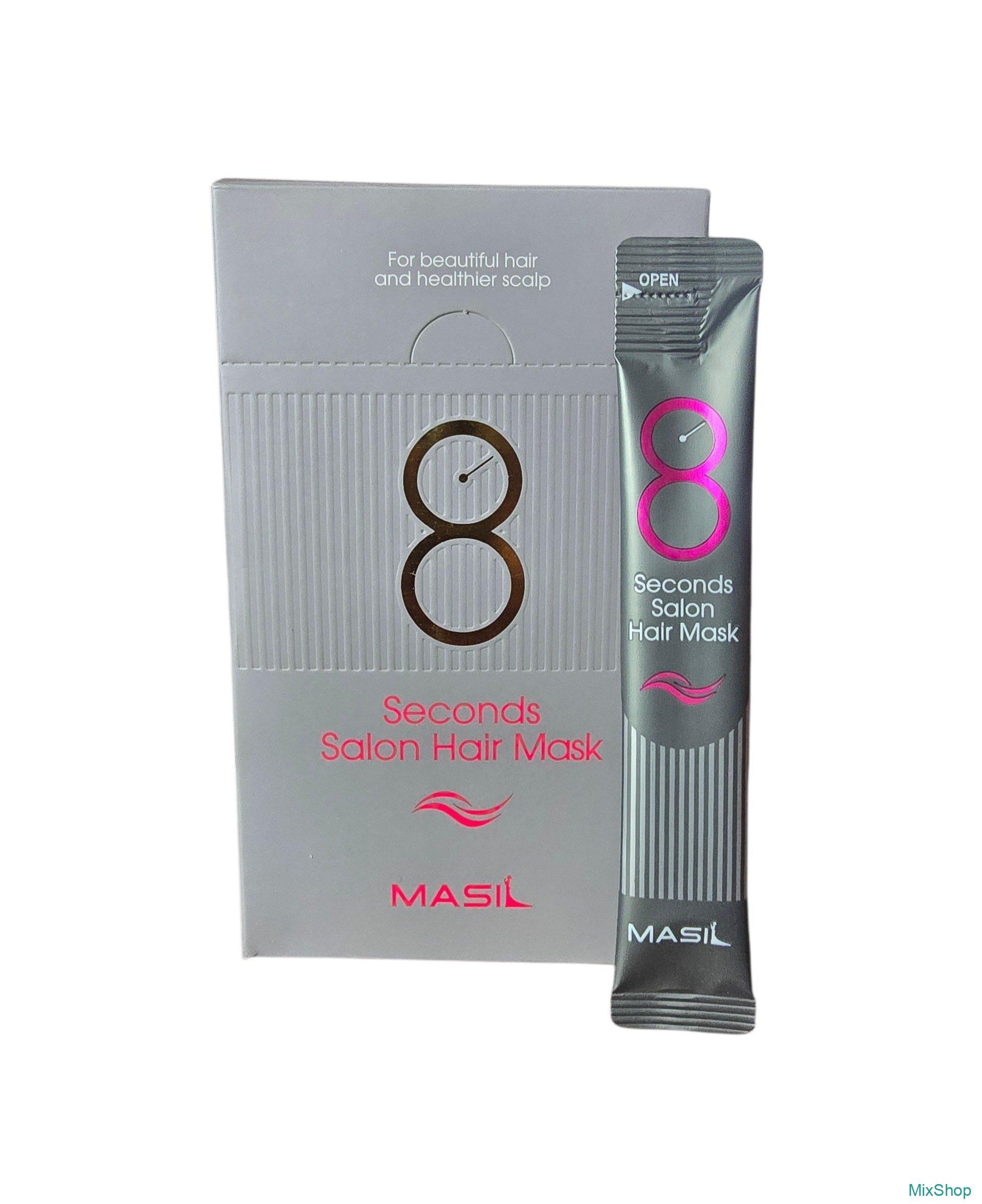 2026/03/1000072938.jpg Masil 8 Seconds Salon Hair Mask — atjaunojoša matu maska tūlītējam efektam, 8 ml (stiks) - Image 1