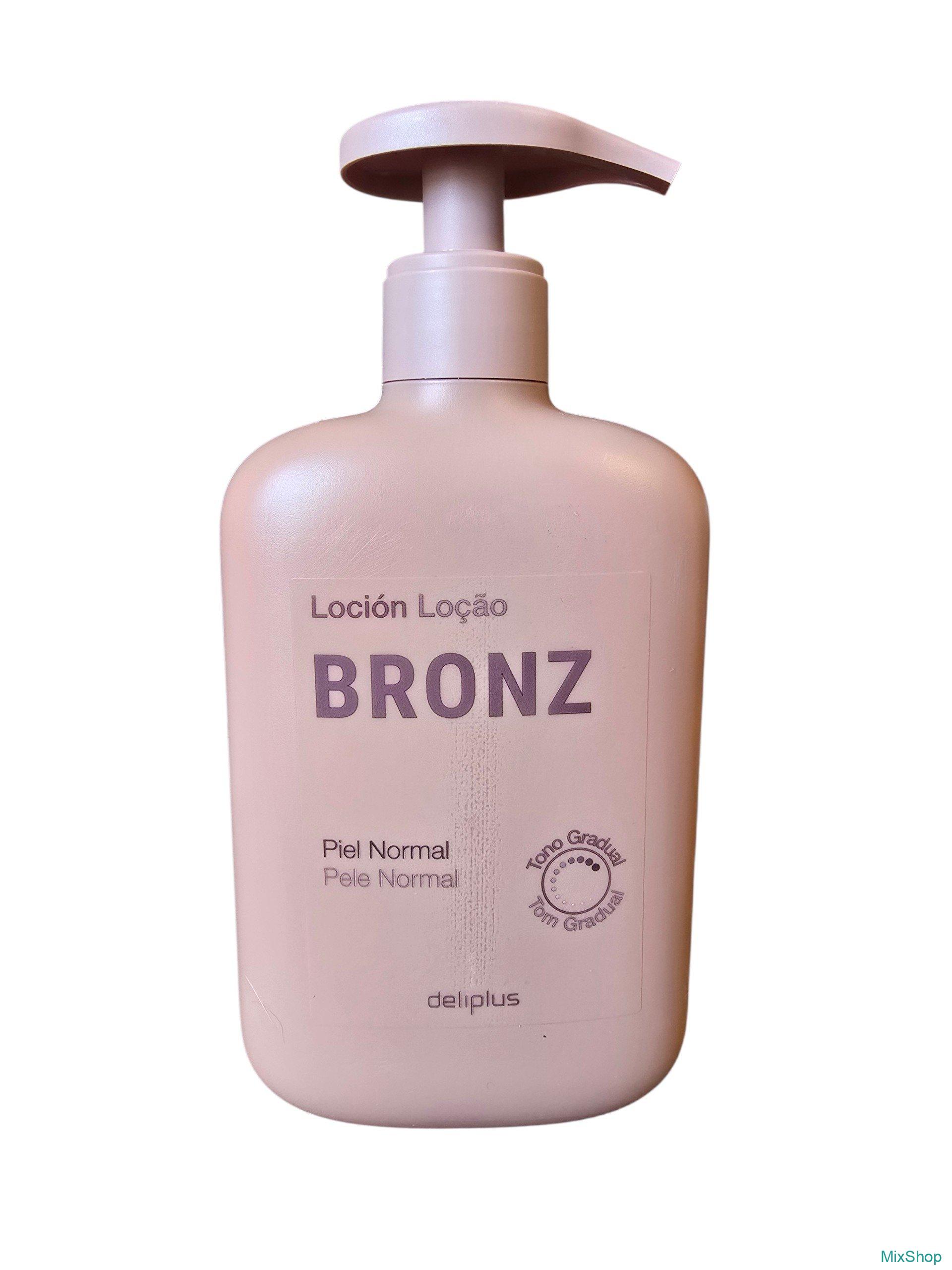 2026/04/1000075843.jpg Deliplus Bronz – mitrinošs ķermeņa losjons pakāpeniskam iedegumam, 400 ml - Image 1