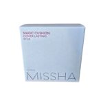Missha Magic Cushion Cover Lasting SPF50+/PA+++ matējošs un noturīgs kūšens, tonis Nr. 23 (Natural Beige), 15 g