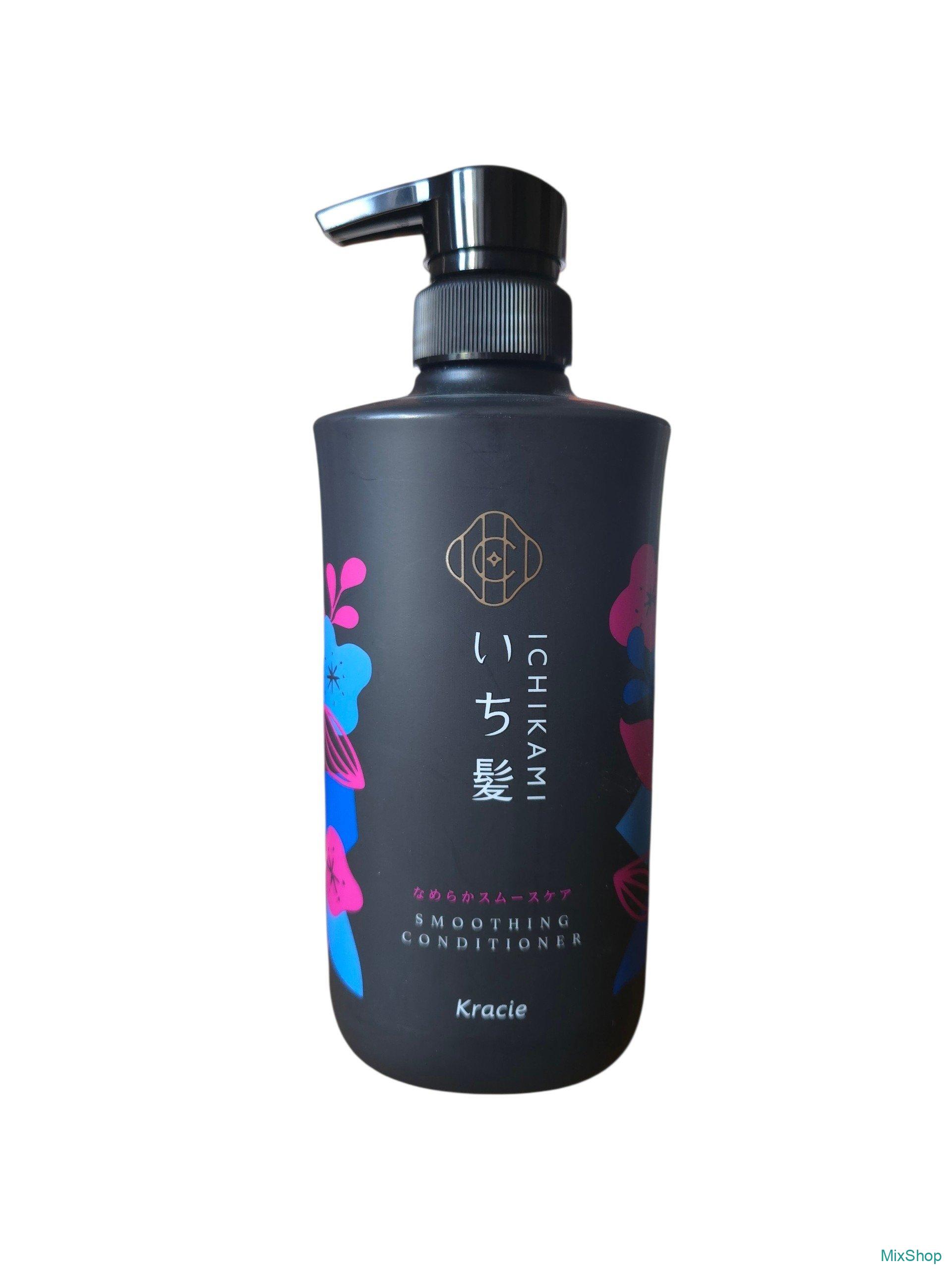 2026/05/1000072920.jpg Kracie Ichikami Smoothing Care izlīdzinošs kondicionieris zīdainam matu gludumam, 480 ml - Image 1