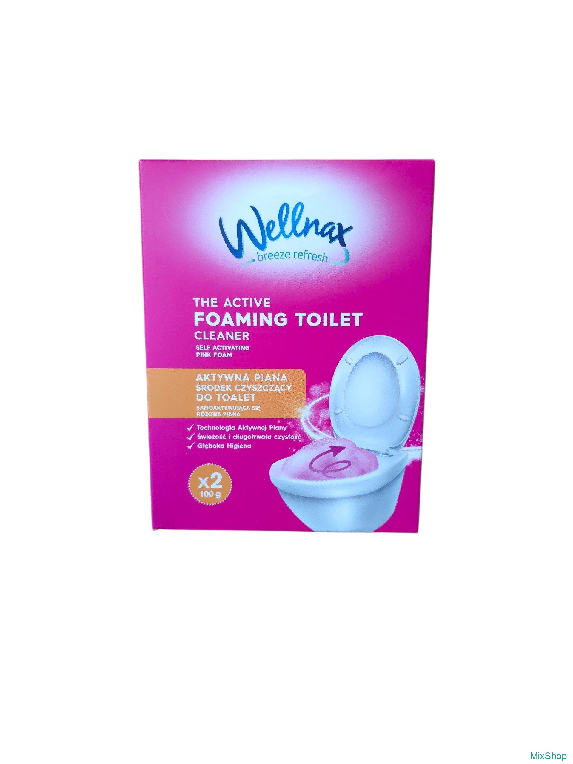 2026/06/1000072760.jpg Wellnax Breeze Refresh The Active Foaming Toilet Cleaner aktīvās putas tualetes podam (2x100 g) - Image 1