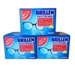 Gut & Günstig Brillenputztücher mit Zitrusduft briļļu tīrīšanas salvetes (54 gab.)