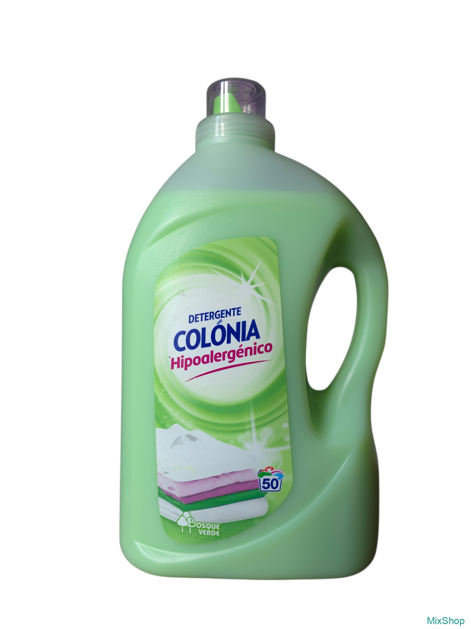 2026/07/1000075418.png Hipoalergenisks skidrais velas mazgasanas lidzeklis Bosque Verde Detergente Colonia, 50 mazgasanas reizes, 3 L - Image 1