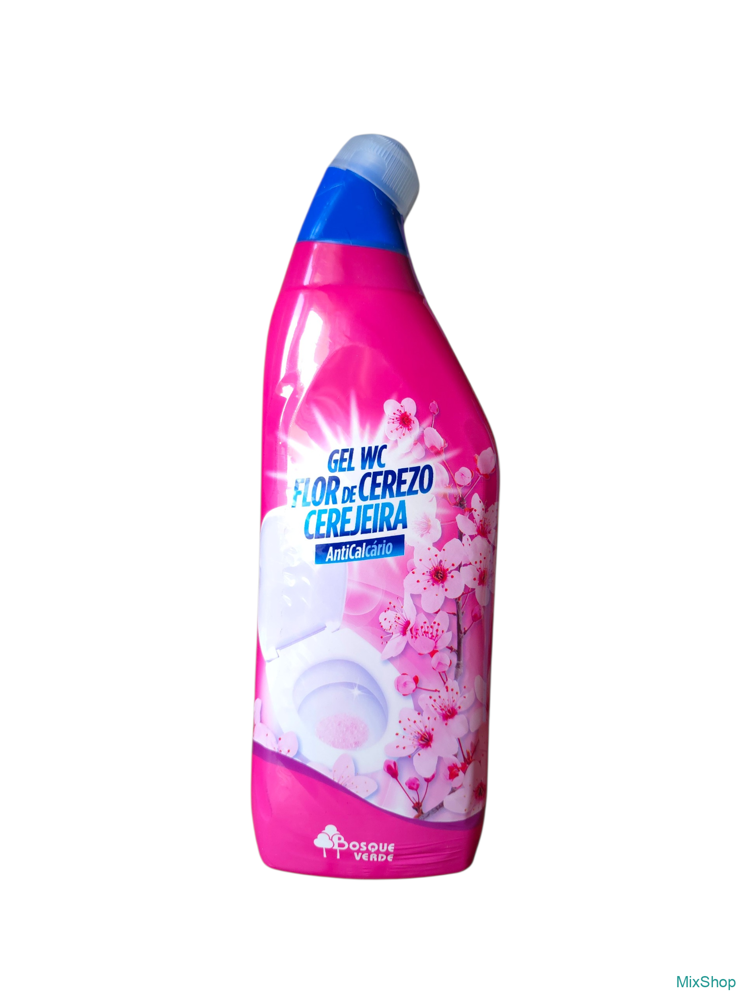 2026/07/1000075421.png Gels tualetes podu tīrīšanai pret kaļķakmeni Bosque Verde Gel WC Flor de Cerezo Cerejira AntiCalcário, 750 ml - Image 1