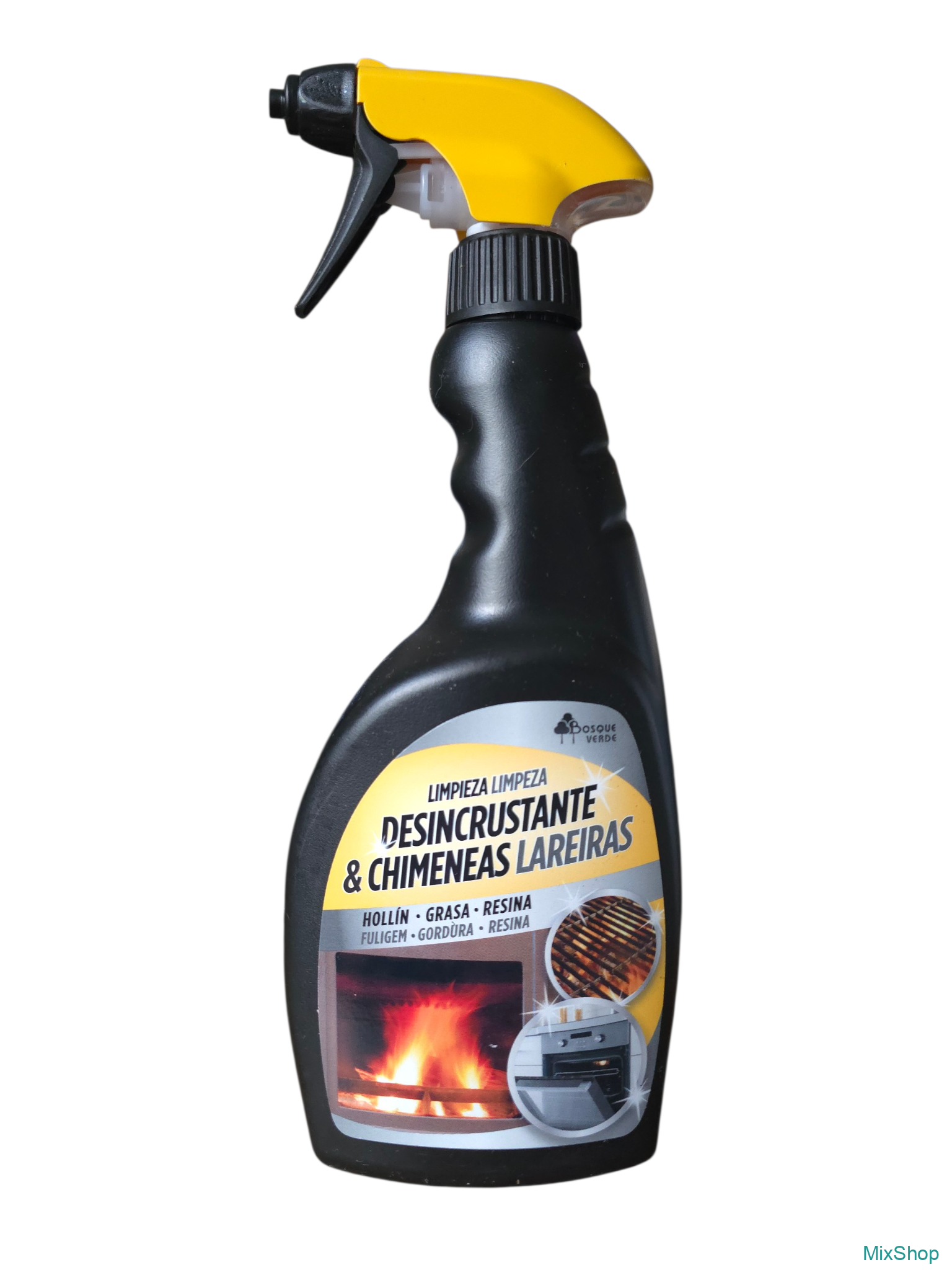 2026/07/1000075454.png Tīrīšanas līdzeklis kamīniem un krāsnīm Bosque Verde Limpieza Desincrustante Chimeneas Lareiras, 750 ml - Image 1