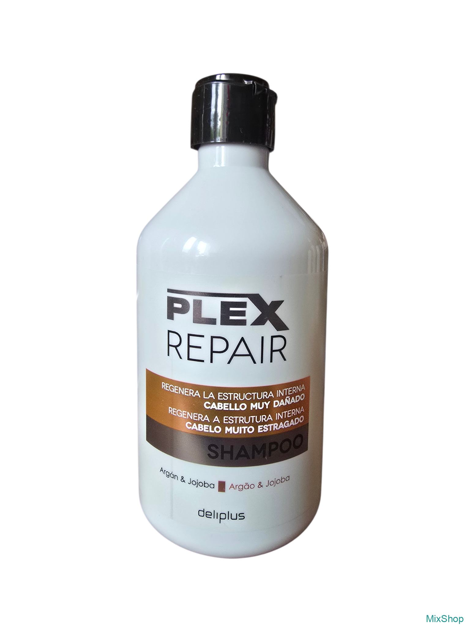 2026/07/1000075907.png Atjaunojošs šampūns matiem Deliplus Plex Repair Shampoo, 400 ml - Image 1