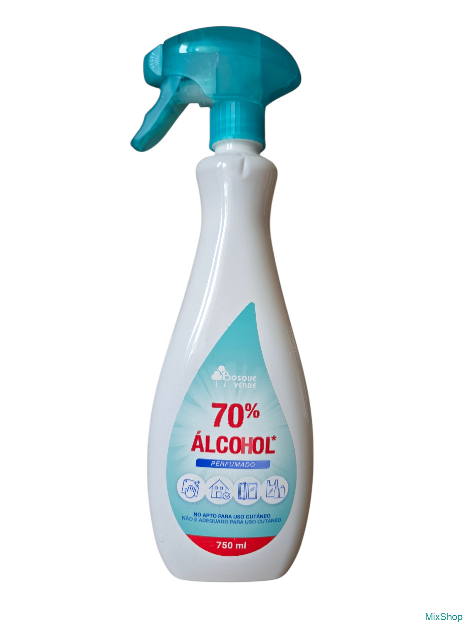 2026/07/1000075958.png Smaržīgs spirta tīrīšanas līdzeklis-spray Bosque Verde 70% Alcohol Perfumado, 750 ml - Image 1
