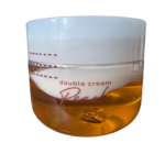Divfāzu mitrinošs ķermeņa krēms Deliplus Double Cream Peach, 300 ml