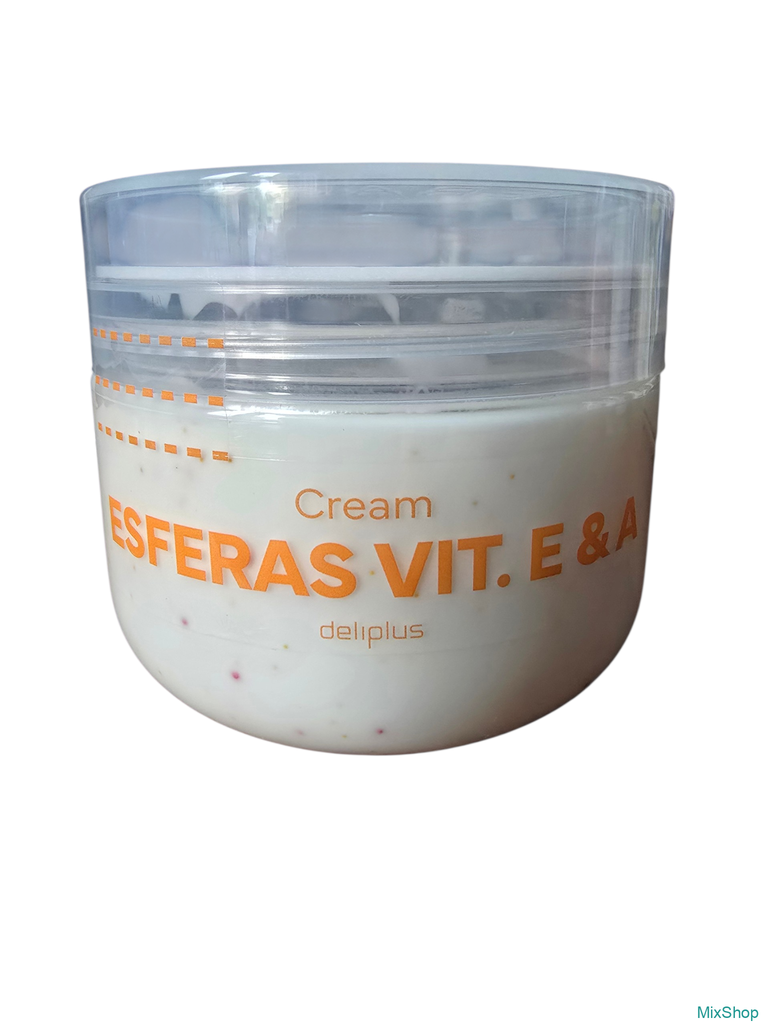 2026/07/1000075971.png Mitrinošs ķermeņa krēms ar vitamīnu mikrokapsulām Deliplus Cream Esferas Vit. E A, 300 ml - Image 1