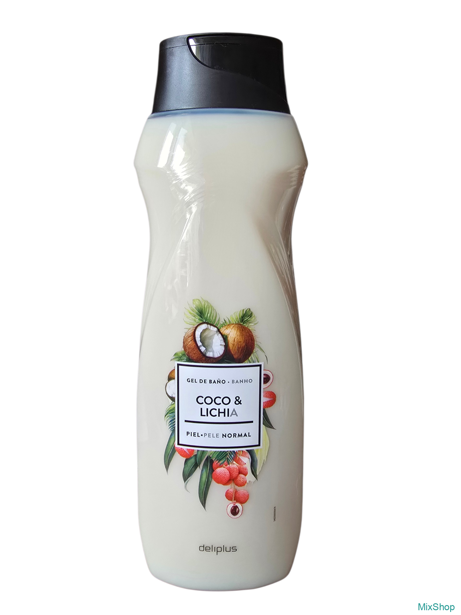 2026/07/1000075974.png Dušas želeja Deliplus Gel de Baño Coco Lichia, 750 ml - Image 1