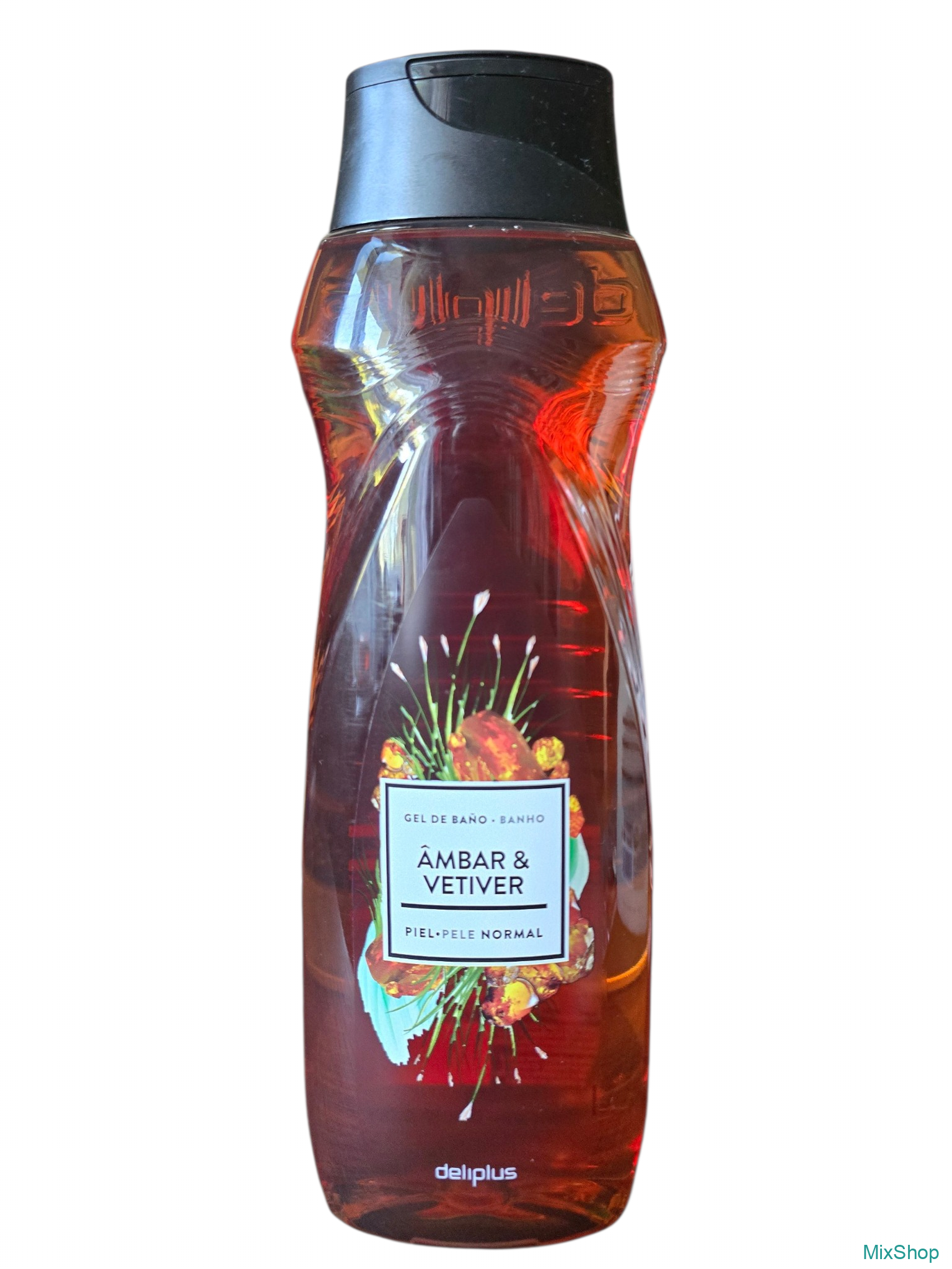 2026/07/1000084695.png Dušas želeja Deliplus Gel de Baño Ámbar Vetiver, 750 ml - Image 1