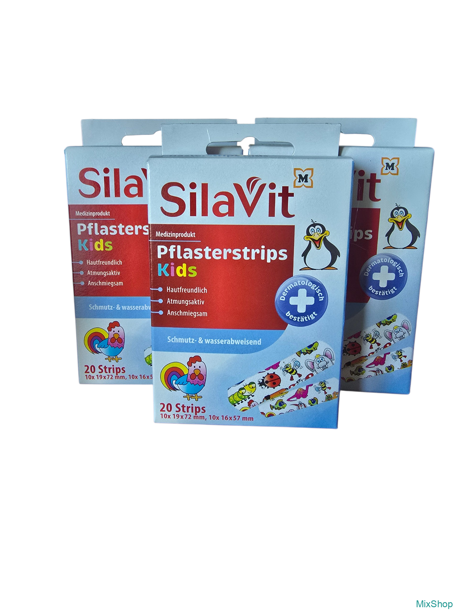 2026/08/1000077350.png Bērnu elastīgie plāksteri SilaVit Pflasterstrips Kids (20 gab.) - Image 1