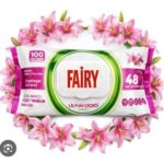 Fairy daudzfunkcionālas mitrās salvetes virsmām Lilyum Çiçeği, 100 gab