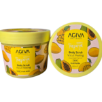 AGIVA Mango & Papaya ķermeņa skrubis ar AHA skābēm, 300 ml