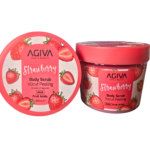 AGIVA Strawberry ķermeņa skrubis ar AHA skābēm, 300 ml