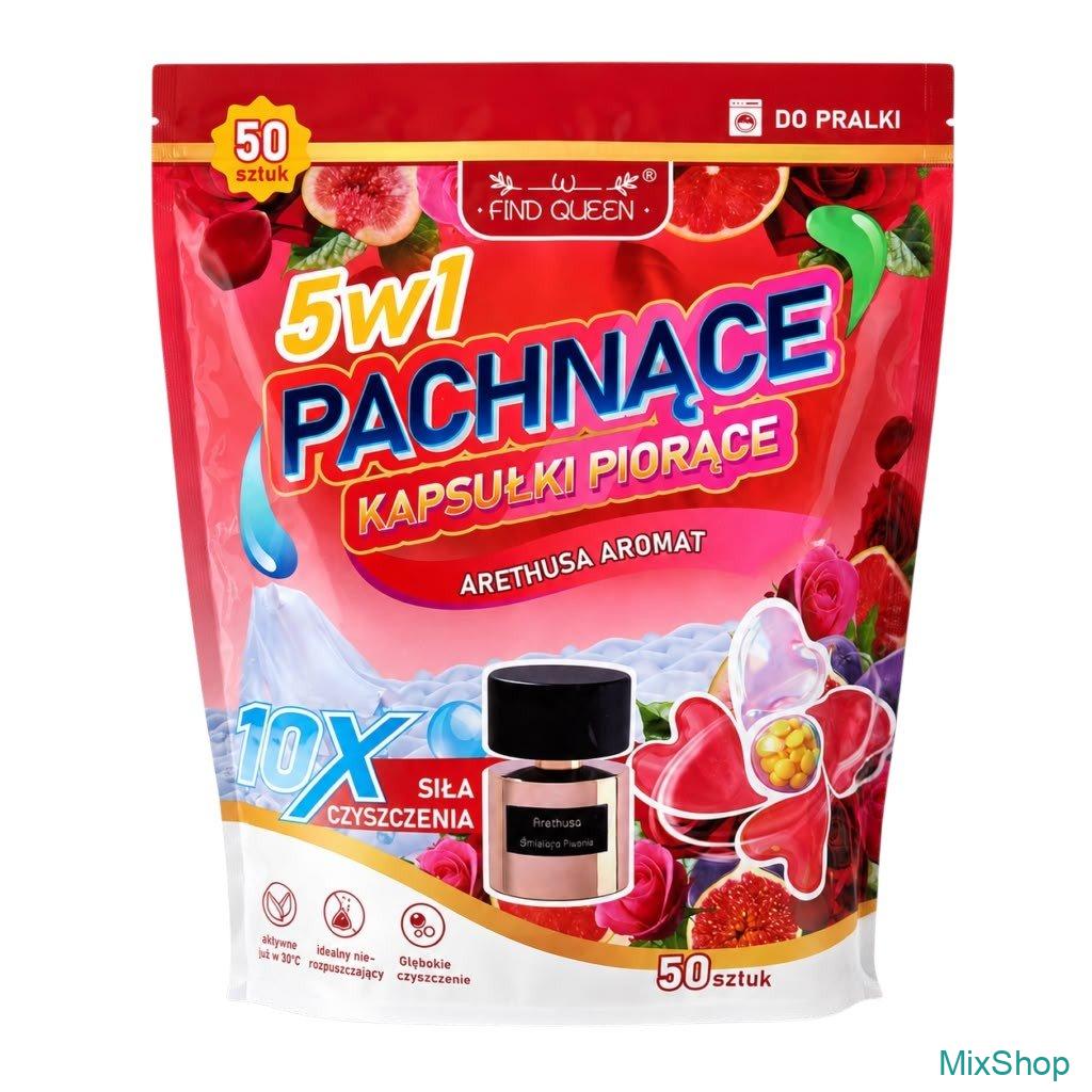 2026/08/1000078483.jpg Find Queen 5in1 Pachnące — Parfimētas veļas mazgāšanas kapsulas (Arethusa Aromat), 50 gab. - Image 1