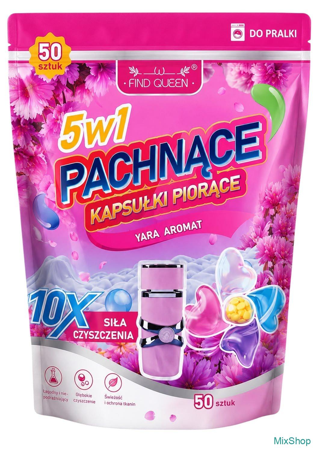 2026/08/1000078484.jpg Find Queen 5in1 Pachnące — Parfimētas veļas mazgāšanas kapsulas (Yara Aromat), 50 gab. - Image 1