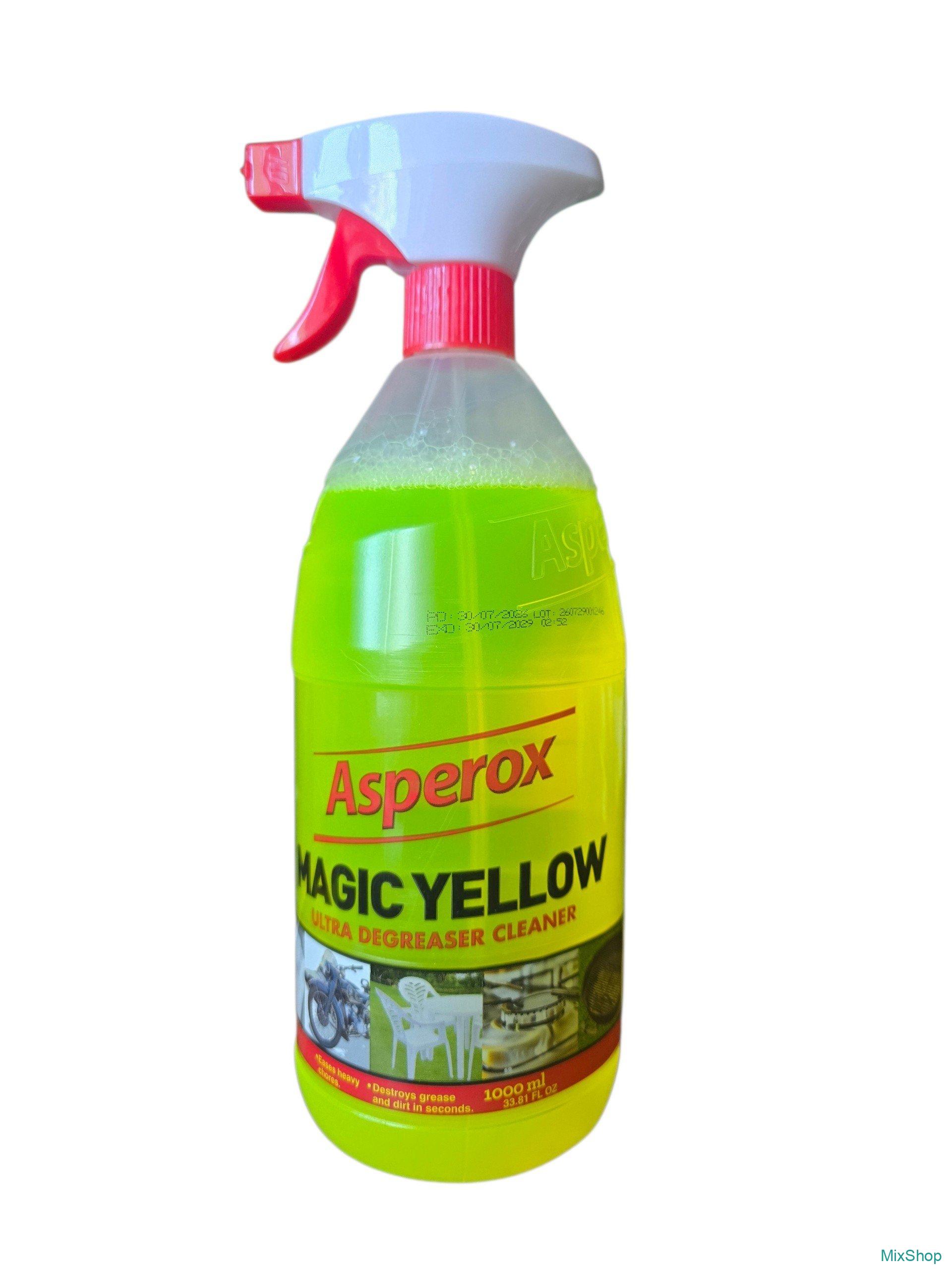 2026/08/1000079096.jpg Asperox Magic Yellow Ultra Degreaser universāls attaukošanas tīrīšanas līdzeklis, 1000 ml - Image 1
