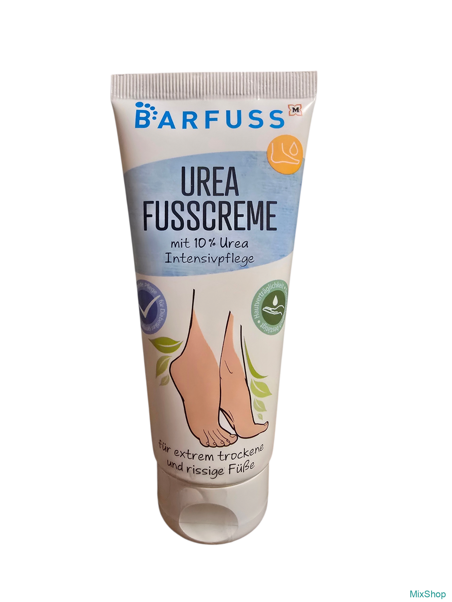 2026/09/1000080414.png Intensīvi mitrinošs pēdu krēms ar 10% urīnvielu "Barfuss Urea Fusscreme", 100 ml - Image 1