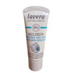 Mitrināms un aizsargājošs roku krēms "Lavera Basis Sensitiv Hand Cream" ar bio alveju un šī sviestu, 20 ml (mini/ceļojuma izmērs)