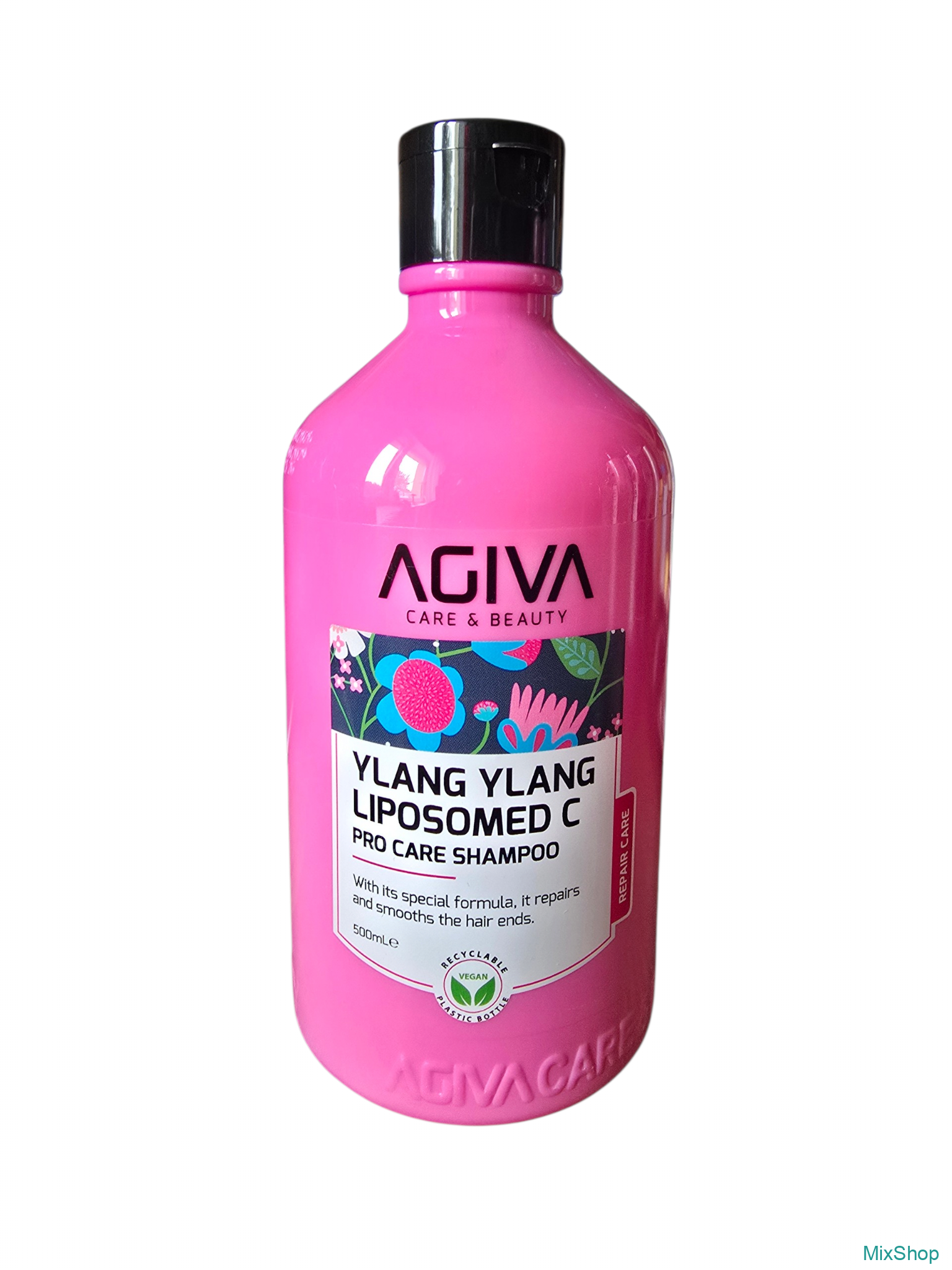 2026/09/1000083639.png AGIVA Ylang Ylang & Liposomed C Pro Care šampūns matu atjaunošanai, 500 ml - Image 1