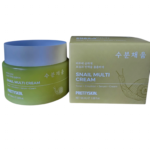 PrettySkin Snail Multi Cream daudzfunkcionāls sejas krēms ar gliemežu mucīnu, 100 ml