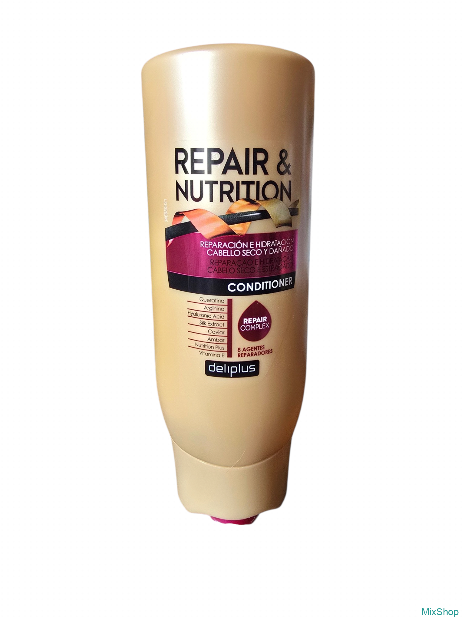 2026/09/1000084797.png Atjaunojošs kondicionieris sausiem un bojātiem matiem Deliplus Repair & Nutrition Conditioner, 300 ml - Image 1