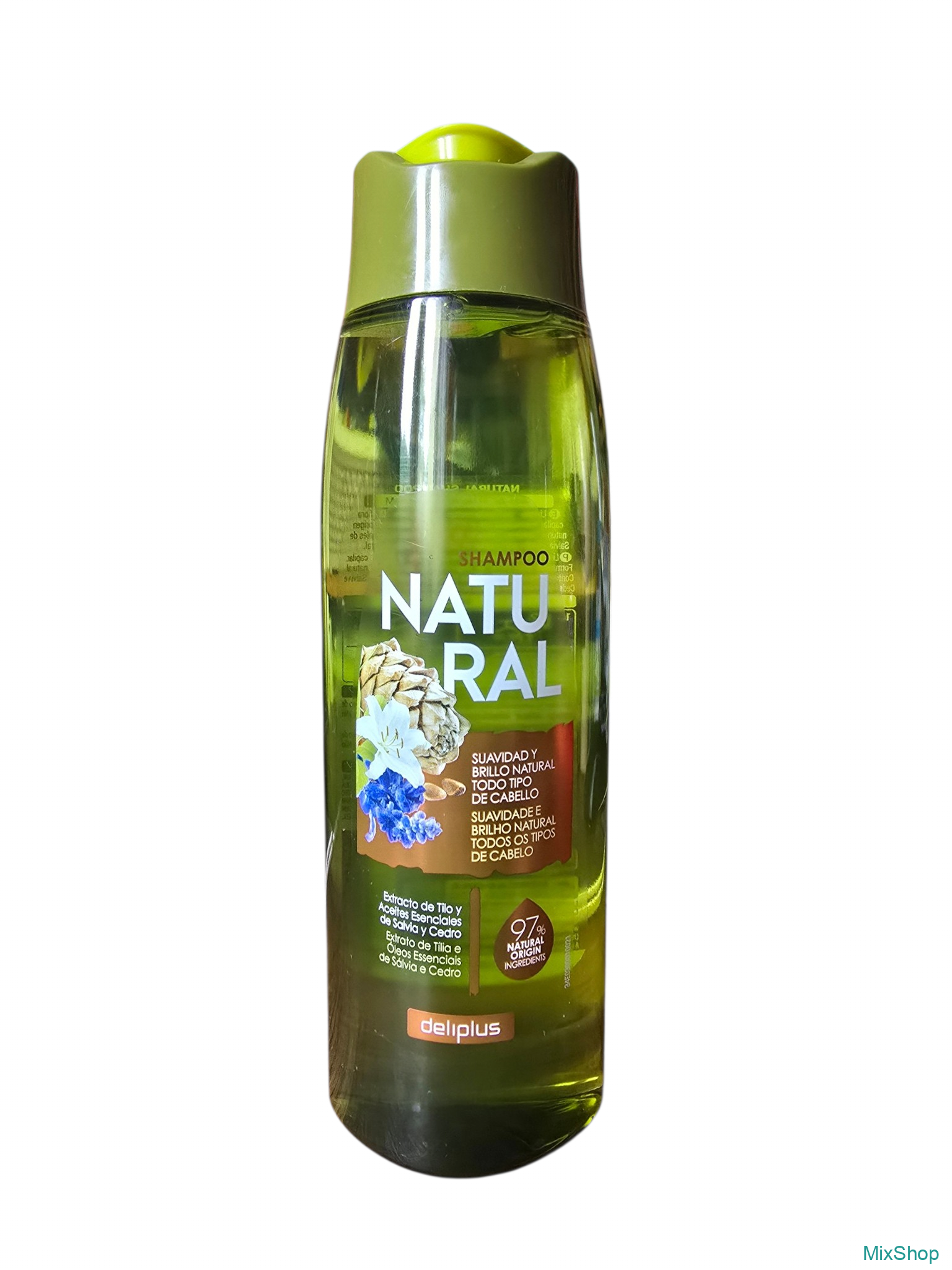 2026/09/1000084801.png Dabīgs šampūns visiem matu veidiem Deliplus Natural Shampoo, 400 ml - Image 1