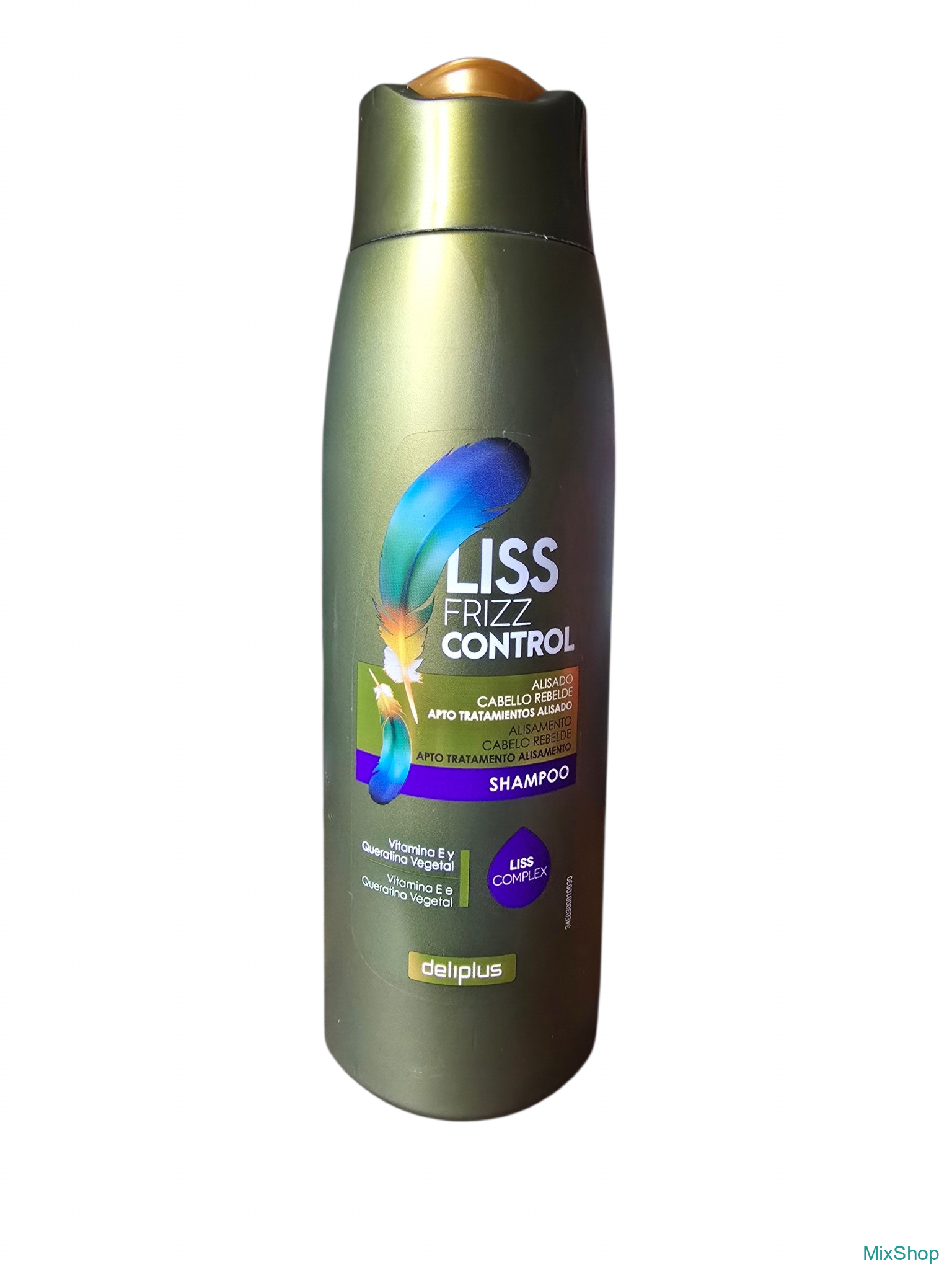 2026/09/1000084803.png Izlīdzinošs šampūns pret matu pūkošanos Deliplus Liss Frizz Control Shampoo, 400 ml - Image 1