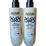 Agiva Milk Protein divfāžu matu kondicionieris ar termoaizsardzību, 250 ml