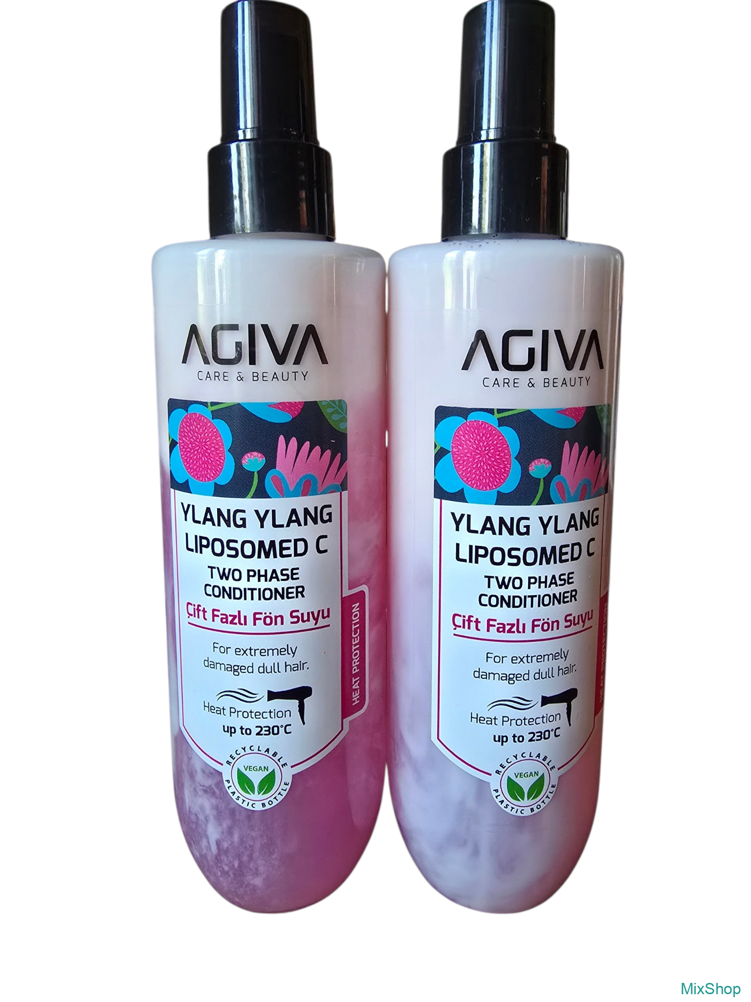 2026/10/1000084973.png Agiva Ylang Ylang Liposomed C divfāžu matu kondicionieris ar termoaizsardzību, 250 ml - Image 1
