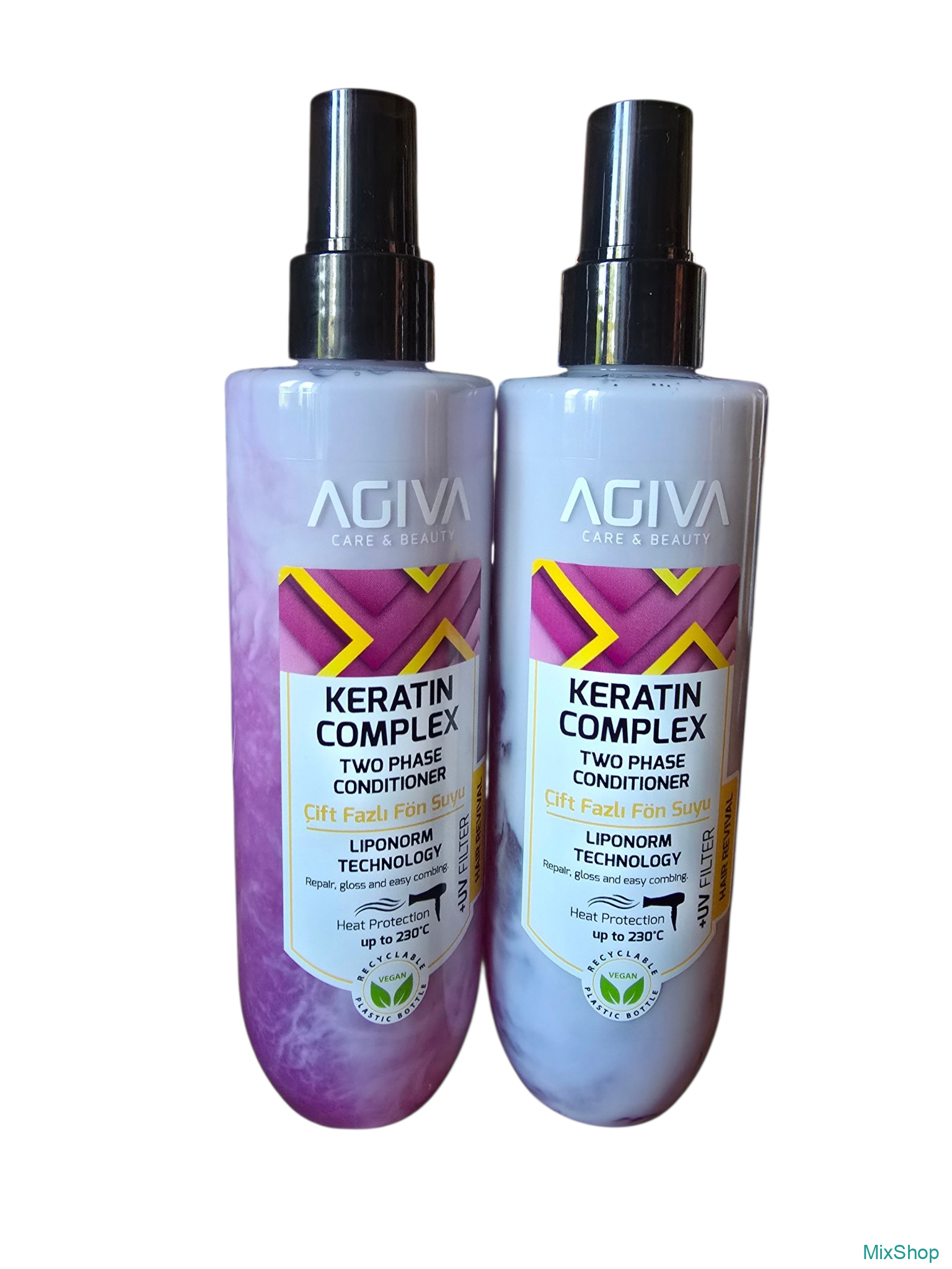 2026/10/1000084974.png Agiva Keratin Complex divfāžu matu kondicionieris ar termoaizsardzību, 250 ml - Image 1